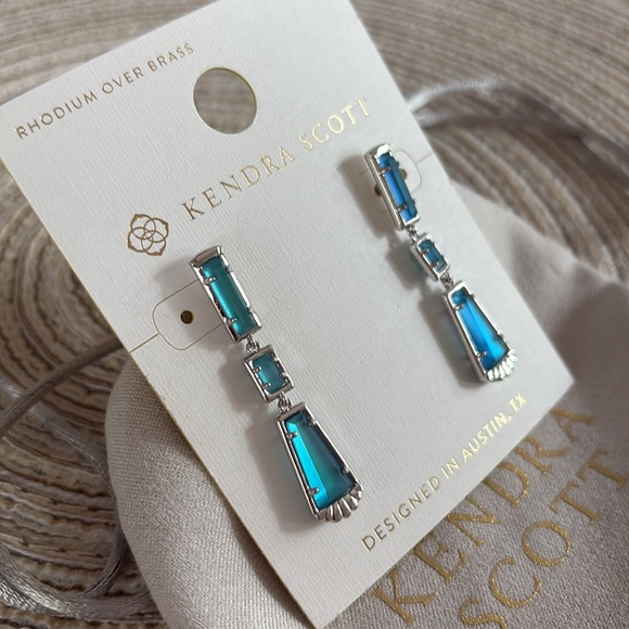 Kendra Scott - Kendra Scott Serena Linear
Earrings - Matte Fluore Blue
NWT - Picture 2 of 5